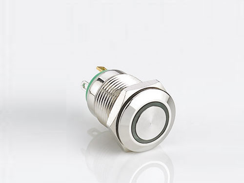 帶燈金屬防水按鈕開關