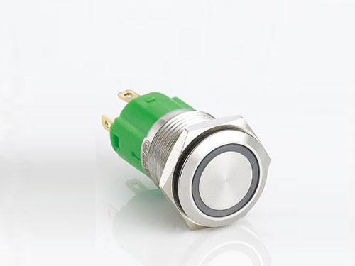 防水型金屬帶燈按鈕開關