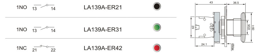 LA139A-ER42 outline map