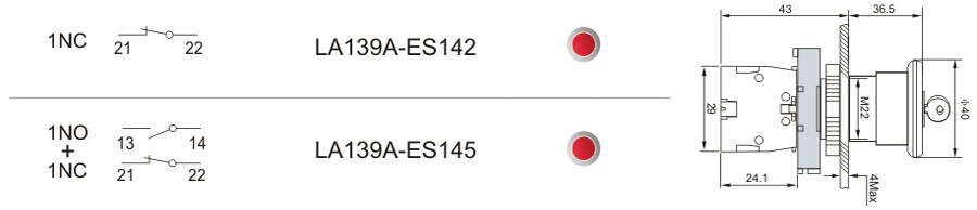 LA139A-ET142 outline map